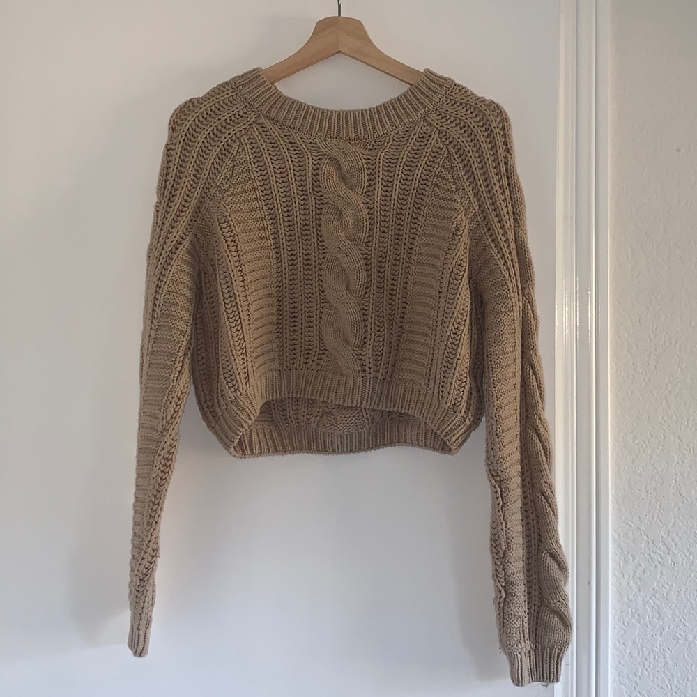 Pacsun Lottie Moss Beige Sweater